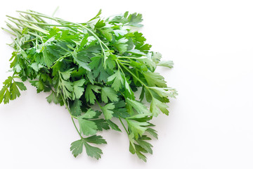 Parsley leaves biological