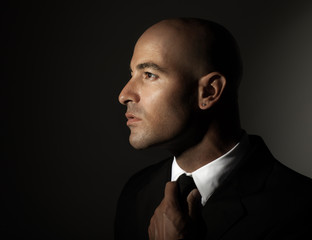 Fototapeta premium Stylish man portrait