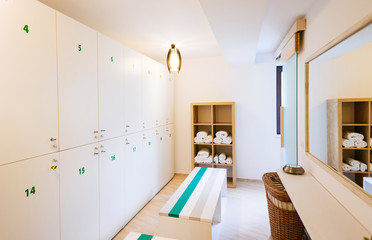 Luxury locker room