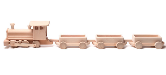 Wooden train