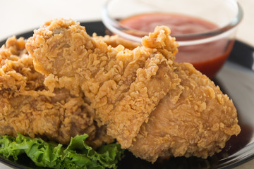 fried crispy chicken