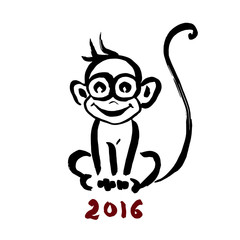 Chinese zodiac Monkey. 