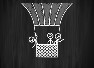 tafel mk ballonfahren II