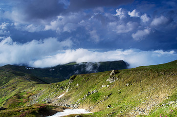 Chornogora ridge of Carpathian mountain, Ukraine.