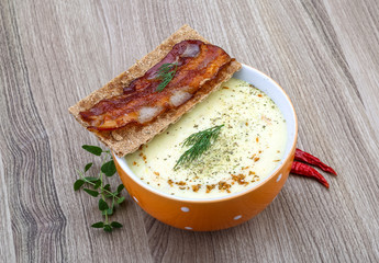 Cheese soup