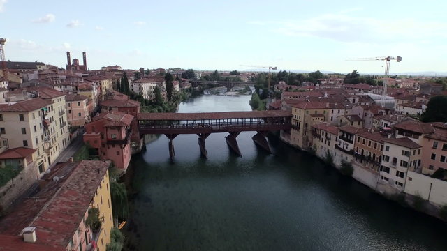 Bassano del Grappa Aerial View