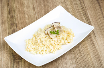 Mushroom risotto