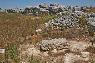Fototapeta na wymiar Il sito Archeologico di Manduria - Puglia
