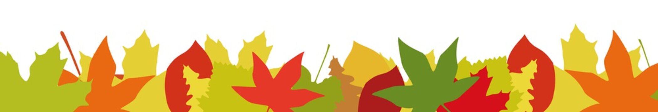 Herbstblätter Panorama Hintergrund