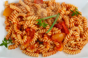 Pasta with tomato