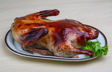 Roasted duck