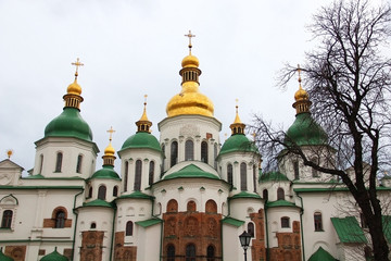 Fototapeta na wymiar Saint Sophia Cathedral in Kyiv