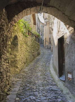 Ancient medieval village Triora in Italy