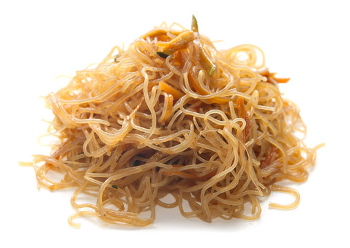 Spaghetti di soia alle verdure