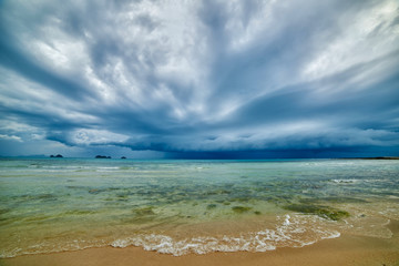 The oncoming storm on the island of Ko Samui.