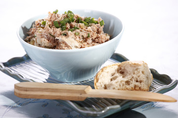 Fish paste in a bowl 