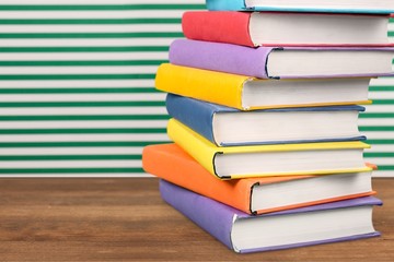 Book stack.