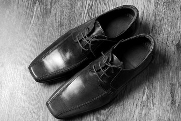 leather classic style  shoes