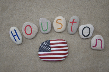 Houston, Texas, USA, souvenir on stones