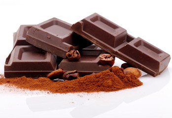 Cioccolato e cacao in polvere