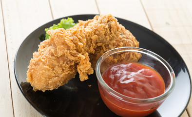 fried crispy chicken