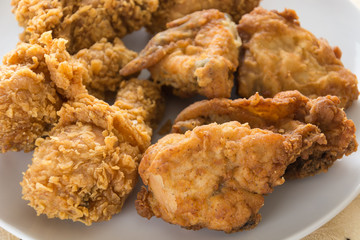 fried crispy chicken