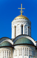 Fototapeta na wymiar Cathedral of Saint Demetrius (XII c.) in Vladimir, Russia