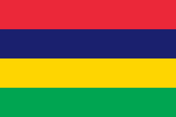 Fototapeta premium Flag of Mauritius