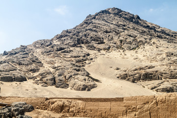 Archeological site Huaca del Sol y de la Luna