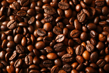 Coffee beans background