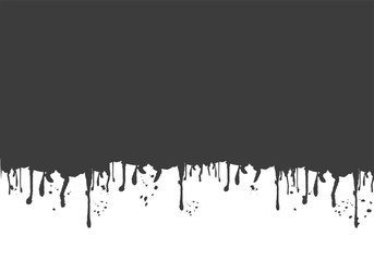 Black blood splatter copy space