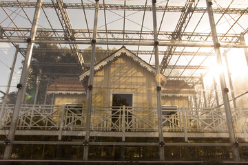 Argentina, Buenos Aires, Tigre, Museum, Cristal, colorful house, colors, tourism, city, turismo, old, Casa Museo Sarmiento, Historic Monument, Sarmiento House,trees