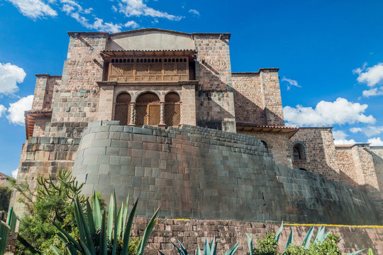 Qorikancha temple ruins in Cuzco