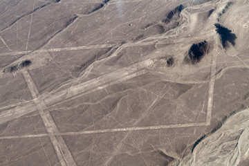 Nazca Lines, whale figure visible