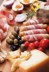 Prosciutto di Parma and other italian food