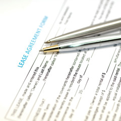 Fototapeta premium lease agreement document