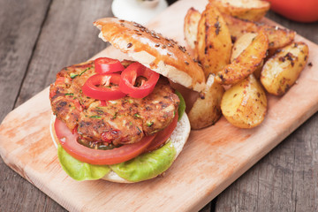Vegan burger