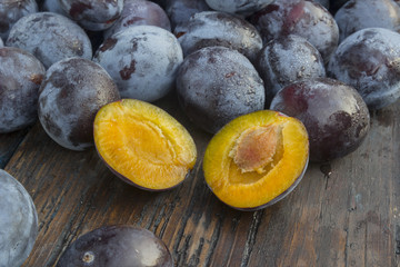 fresh plums