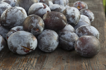 fresh plums
