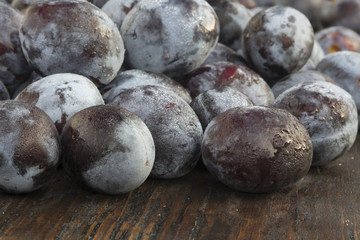 fresh plums