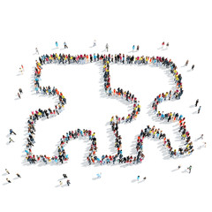 people  shape  puzzles cartoon