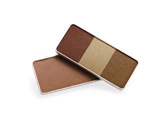 Eyeshadow isolated on white  