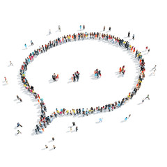 people  shape  chat bubble cartoon