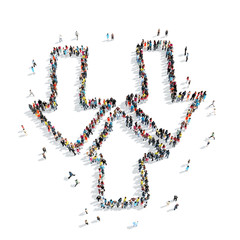 people  shape  arrow  cartoon