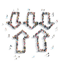 people  shape  arrow  cartoon