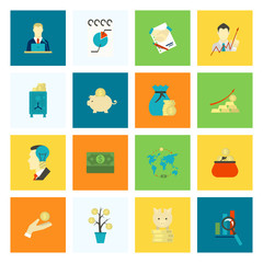 Business and Finance Icon Set