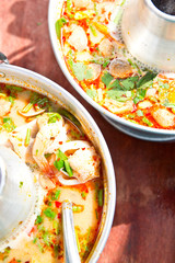 Tom Yam Koong - Thai spicy shrimp soup