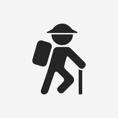 hiking icon