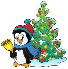 Christmas penguin topic image 3