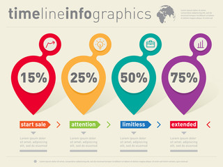 Web Template of diagram or presentation. Business